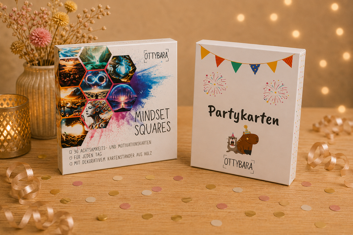 Kleine Freude – Mindset Squares & Partykarten