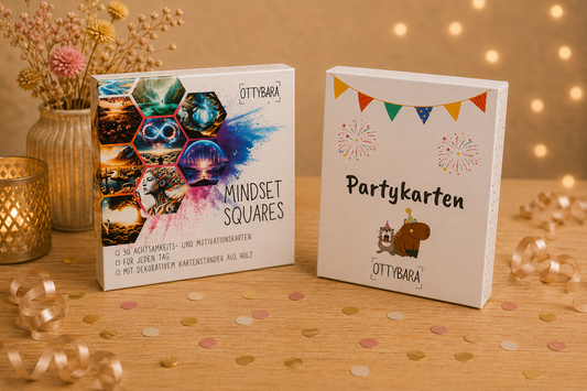 Kleine Freude – Mindset Squares & Partykarten